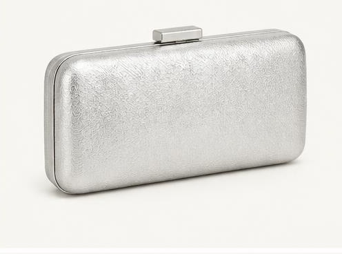 Silver Evening Clutch
