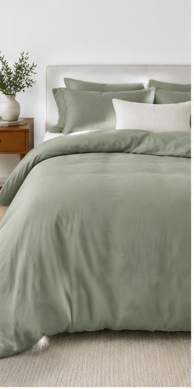Sage bedding