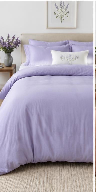 Lavender bedding