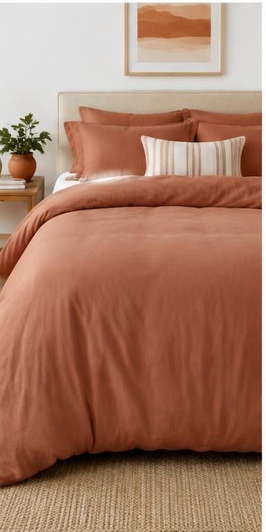 Terracotta bedding