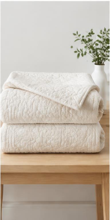 Ivory quilt