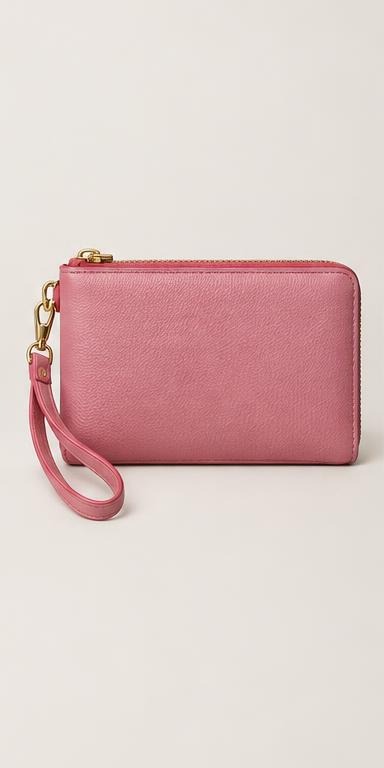 Pink wristlet